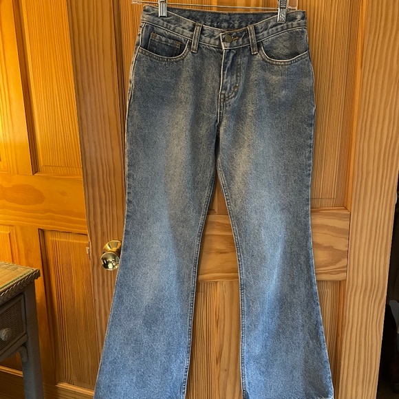 Low Rise Flare Jeans - Picture 1 of 4